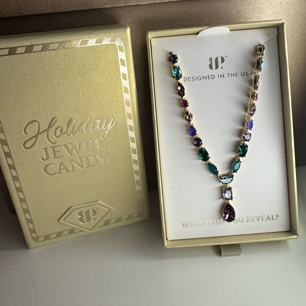 Bomb Party Holiday Jewel Candy Necklace